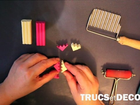 Moulage de perle en pâte Fimo : La perle puzzle par TrucsetDeco.com