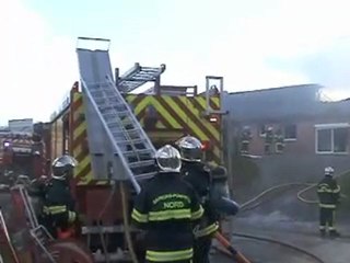 Incendie à Cartignies