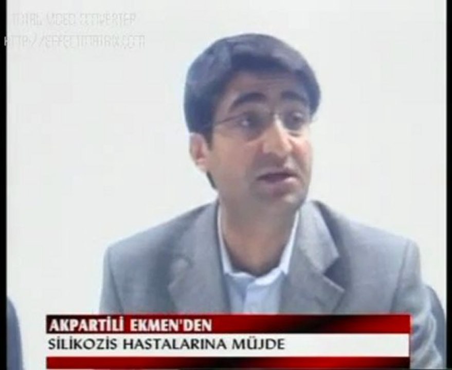 Mehmet Emin Ekmen Silikozis Hastalarına Müjde Verdi.