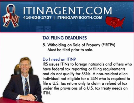 itinagent.com | Non-Resident Tax Filing Deadlines | USA,