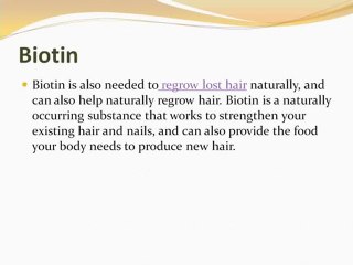 Naturally regrow hair yourself