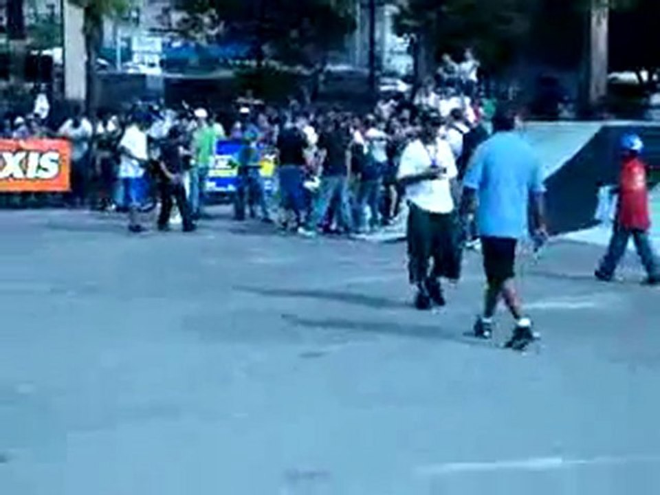Front flip face plant