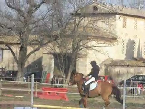 PopKorn & moi en parcours de saut