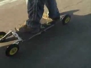 Flexboardz downhill mountainboard carving