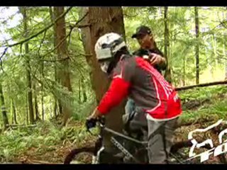 Cam McCaul killing some pac nw single track.