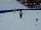 noé 1ere glissade à ski 1