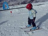 noé 1ere glissade à ski 3