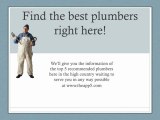 The Best Ashe County NC Plumbers, Plumbing Contractors!