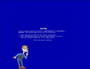 Drew Pickles Goes To The Blue Screen of Death