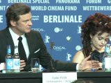 C. Firth et H. Bonham-Carter à Berlin avant les Oscars