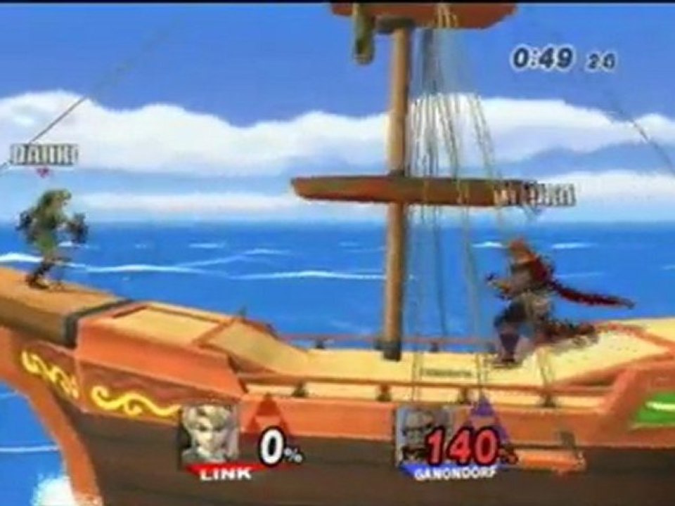 SSBB contre Mickanondorf sur des thémes épiques