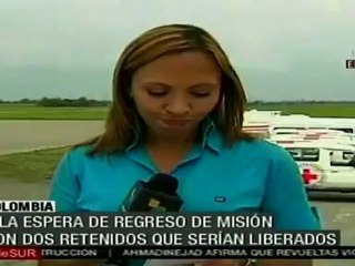 A la espera de regreso de misión con dos liberados en Colombia