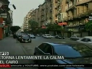 Retorna lentamente la calma a El Cairo
