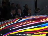 Artist Jeff Koons Unveils the 17th BMW Art Car at the Pompidou Center in Paris
