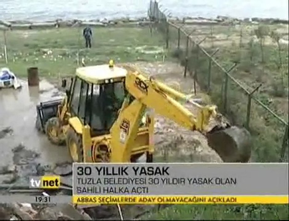 TV NET - Tuzla'da sahil açıldı