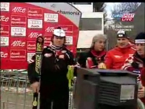 2nd Run from Bode Miller Super G win at 2008 Chamonix Super Combined