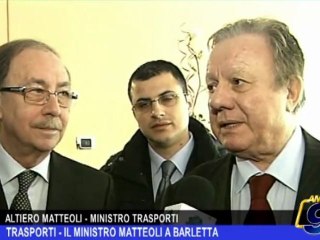 TRASPORTI   Il Ministro Matteoli a Barletta