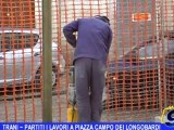 TRANI | Partiti i lavori a Piazza Campo dei Longobardi