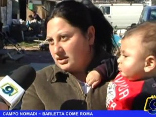 BARLETTA | Campo nomadi come a Roma