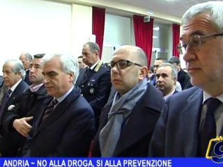 ANDRIA   No alla droga, sì alla prevenzione