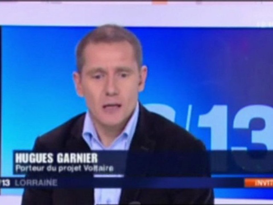 Certification Voltaire : France3 16-02-2011