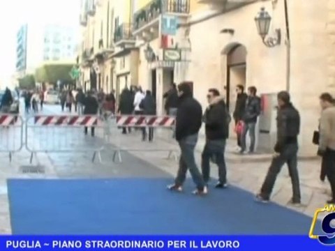 PUGLIA | Piano straordinario per il lavoro