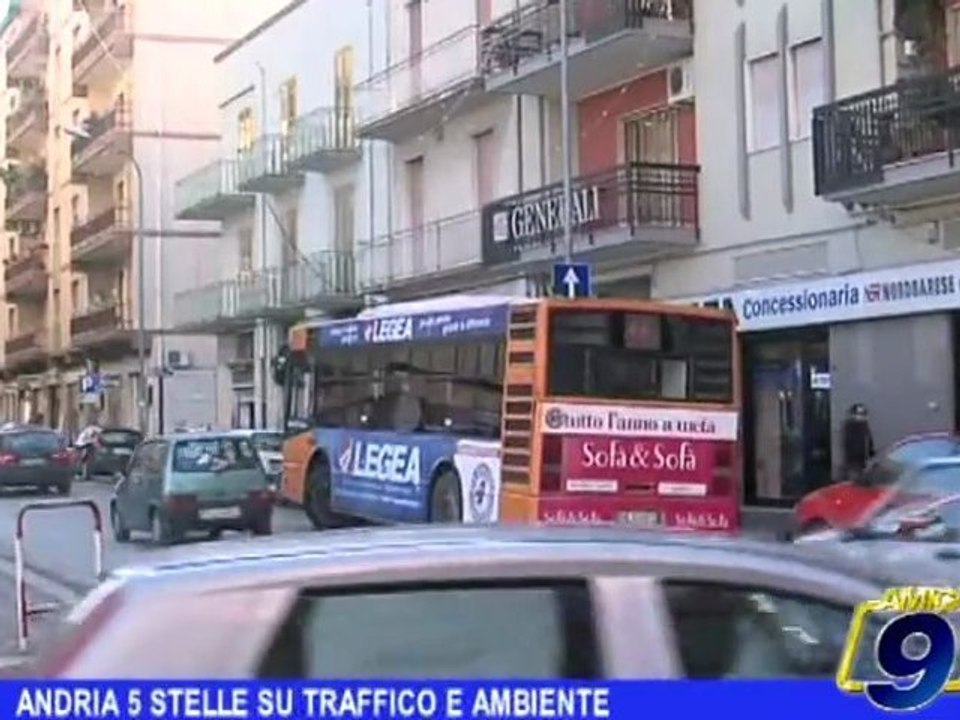 ANDRIA | Andria 5 stelle su traffico e ambiente