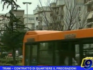 TRANI | Contratto di quartiere II, precisazioni