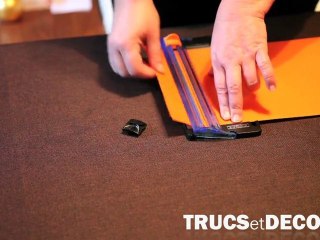 Rainurer au massicot par TrucsetDeco.com