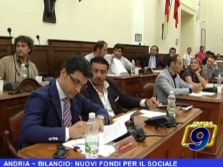 ANDRIA | Bilancio: nuovi fondi per il sociale