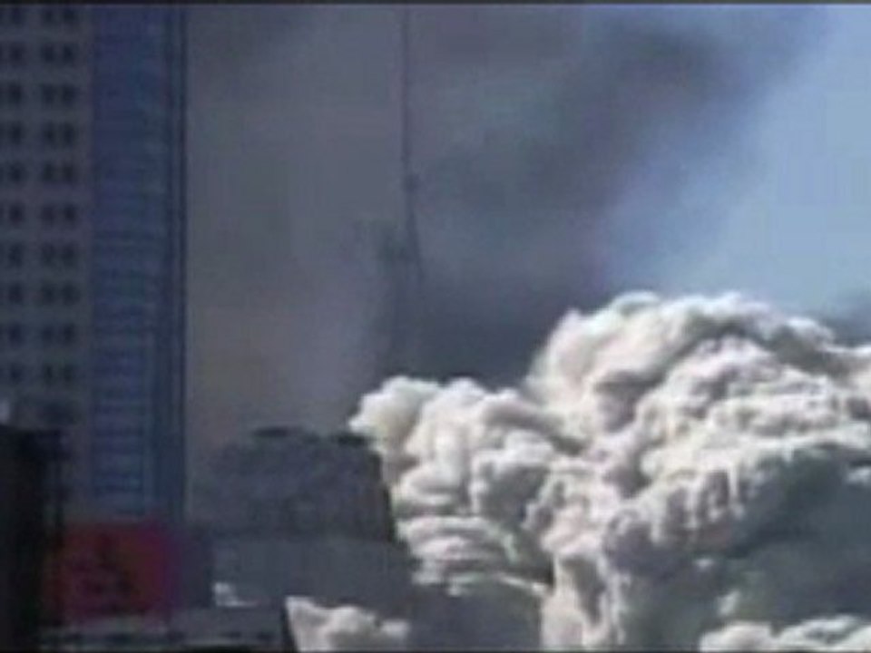Large Block Visible during WTC1 collapse
