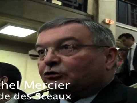 Michel Mercier rencontre les magistrats et syndicats