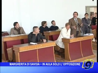 MARGHERITA DI SAVOIA | In aula solo l'opposizione