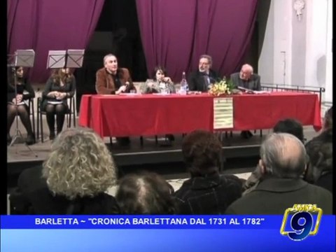 BARLETTA | Cronica barlettana dal 1731 al 1782