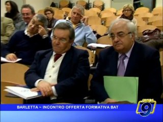 BARLETTA | Incontro offerta formativa BAT