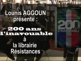 Lounis Aggoun : 200 ans d’inavouable