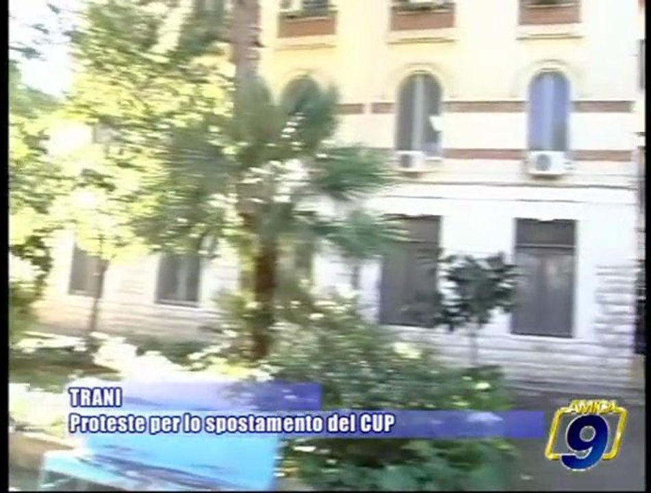TRANI | Proteste per lo spostamento del CUP