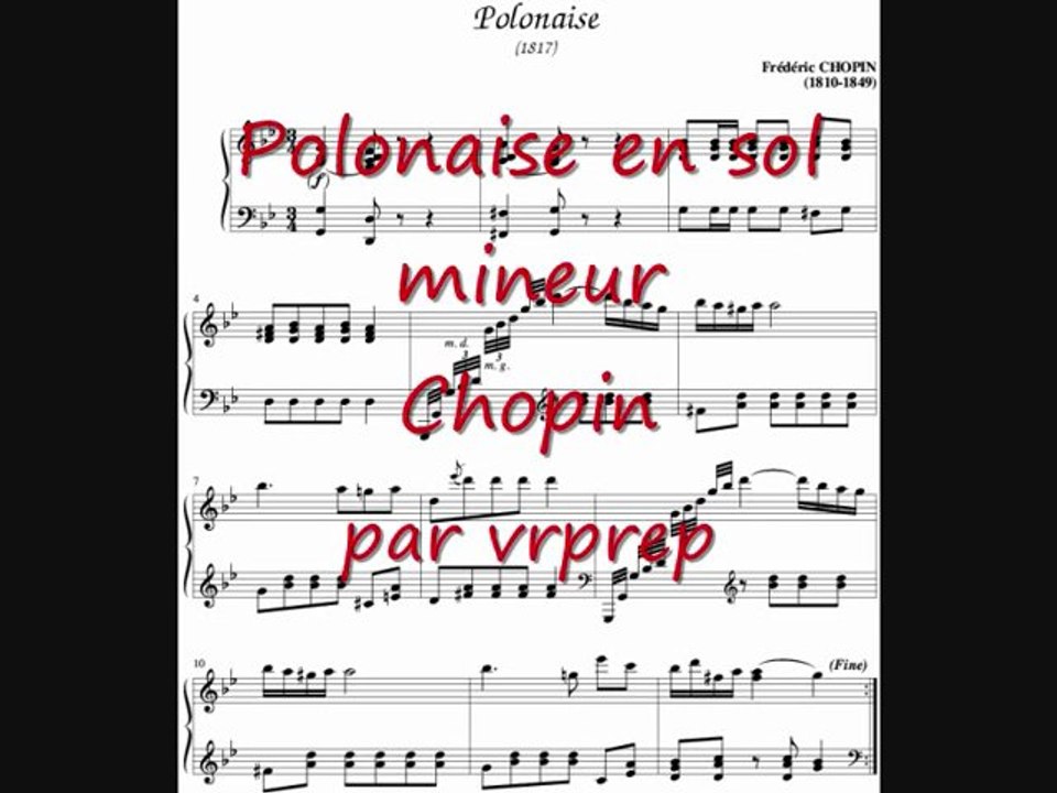 Polonaise en sol mineur (Chopin)