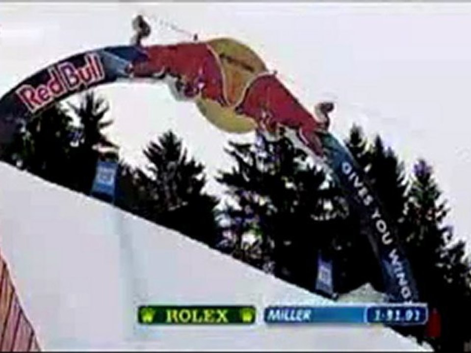 Another Bode Miller run at 2008 Kitzbühel Downhill