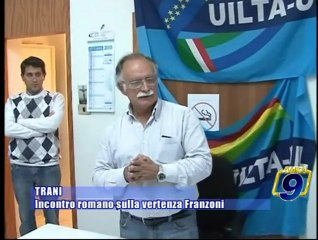 TRANI | Incontro romano sulla vertenza Franzoni