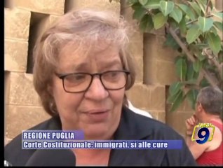 REGIONE PUGLIA | Corte Costituzionale: immigrati, sì alle cure