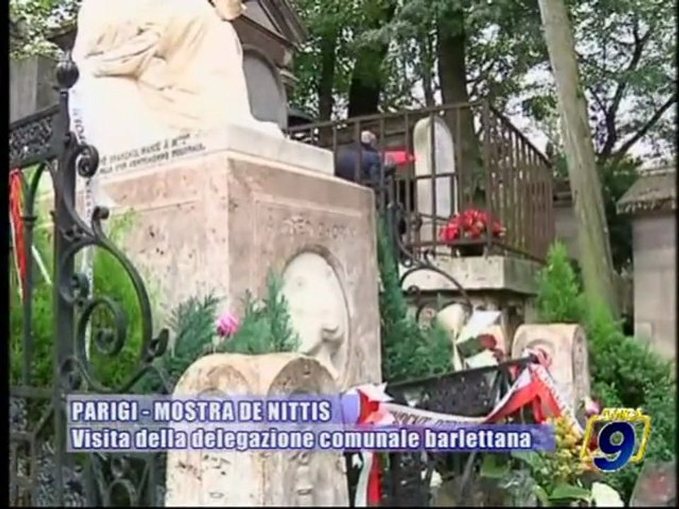 PARIGI - MOSTRA DE NITTIS | Visita della delegazione comunale barlettana