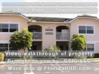 Video Walk Through of 12215 Royal Palm Blvd, -4Q, Coral ...