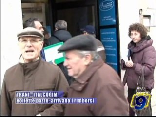TRANI - ITALCOGIM | Bollette pazze: arrivano i rimborsi