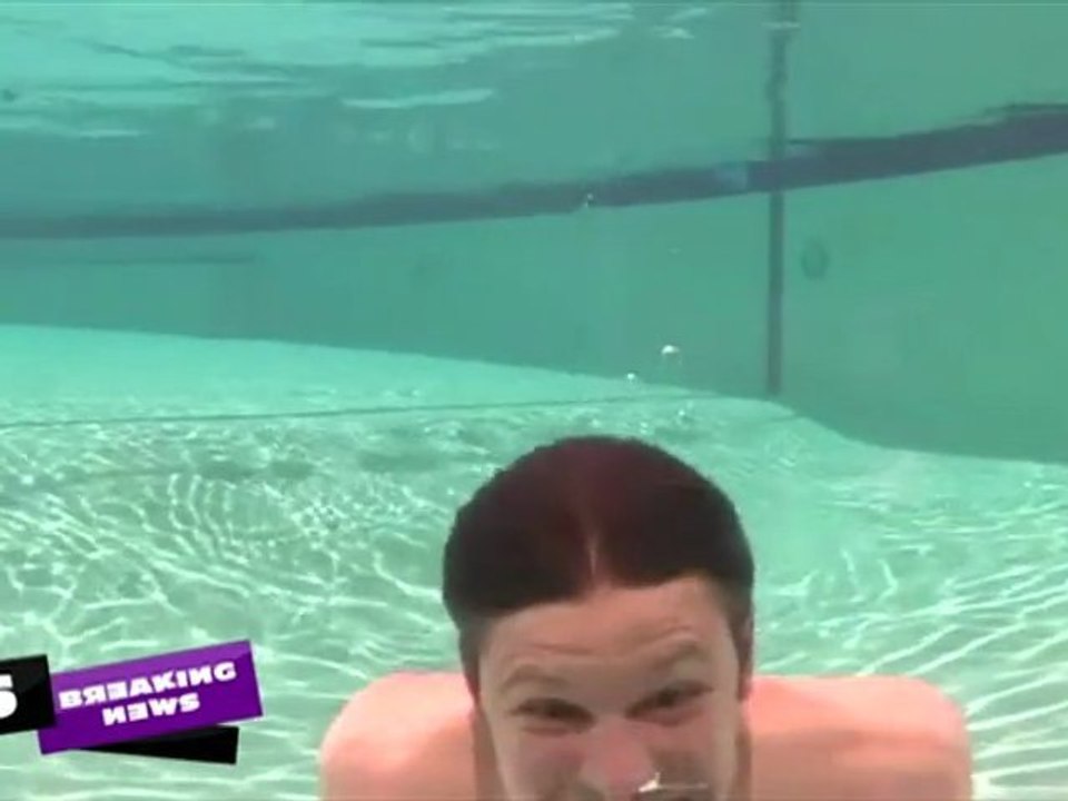 Il se cogne dans sa piscine