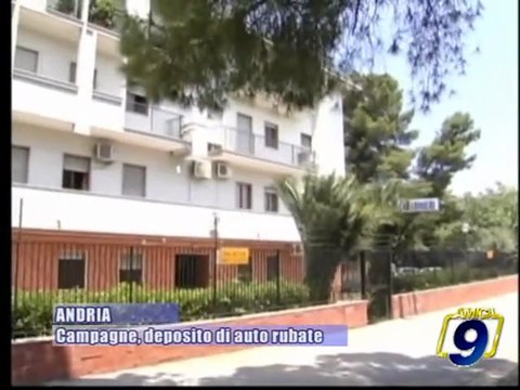 ANDRIA | Campagne, deposito di auto rubate