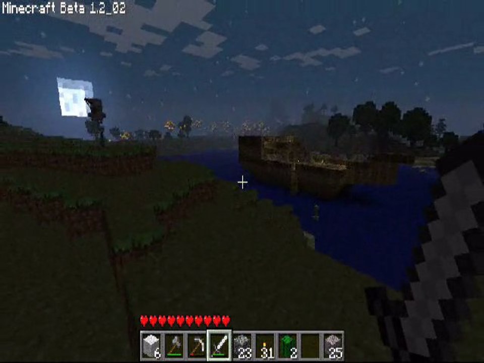 minecraft interlude en solo: a la chasse aux monstres !