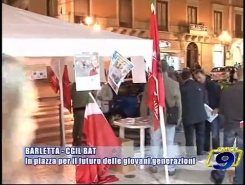 BARLETTA - CGIL BAT | In piazza per il futuro delle giovani generazioni