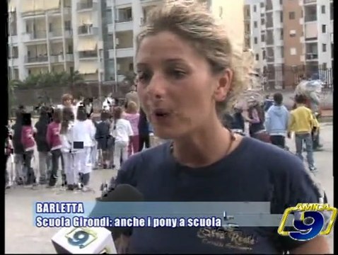BARLETTA | Scuola Girondi: anche i pony a scuola