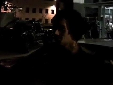 KYLE LOZA TAKES ROBBY GORDON'S NEW NASCAR RACE CAR FOR A DRIVE